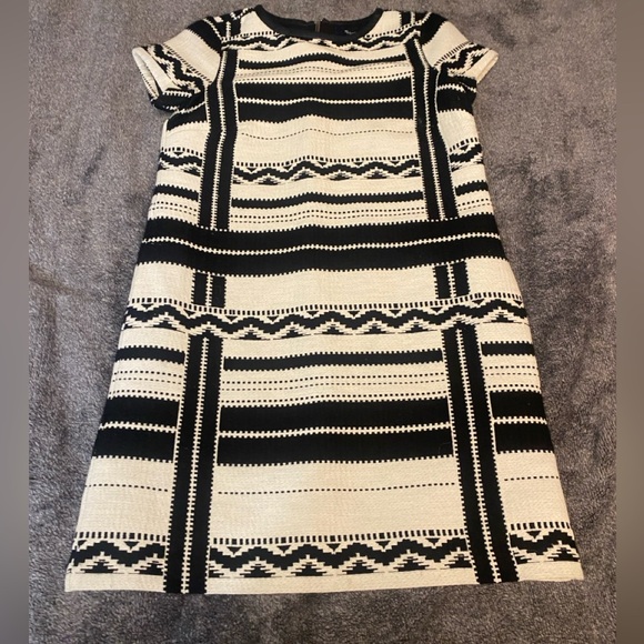 Madewell Western Retro Grunge Aztec Print Mini Dress Size 00 - Picture 2 of 5